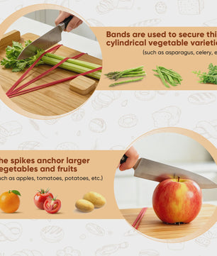 Multifunctionele Bamboe Snijplank - Ideaal voor Vlees, Groenten & Fruit