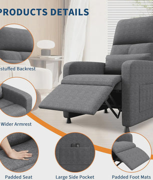 Elektrische Relaxfauteuil met Massage en Verwarmingsfunctie - Comfortabel en Verstelbaar