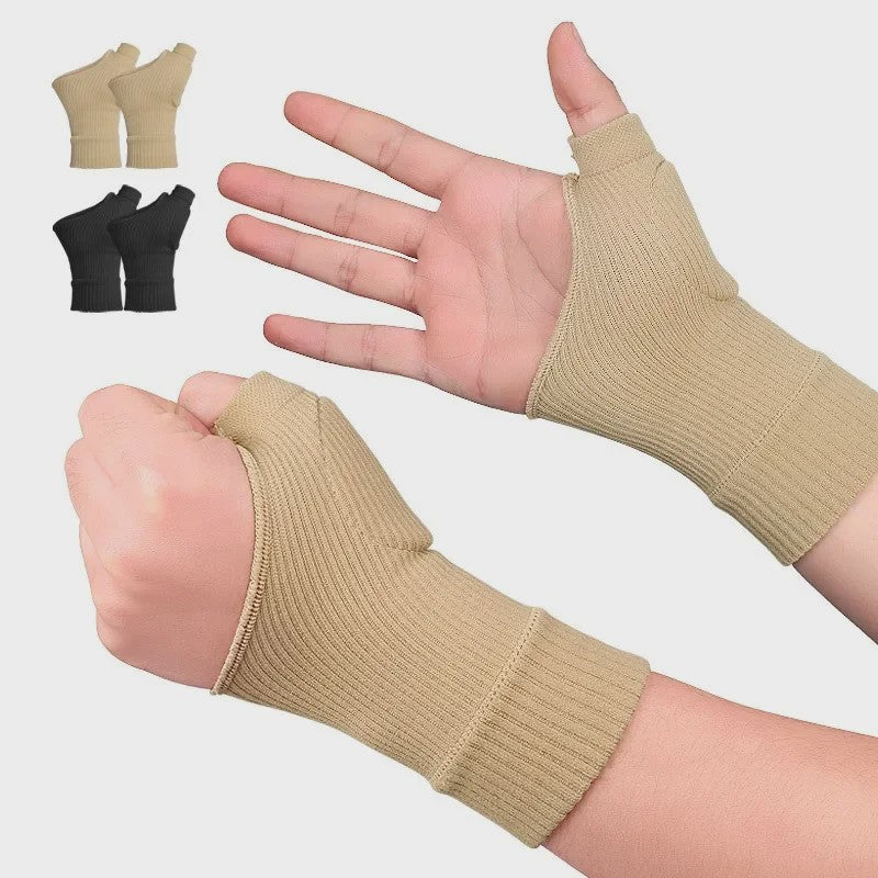 Comfortabele Vingerloze Handschoenen voor Pols- en Duimondersteuning - Ideaal voor Sport en Dagelijks Gebruik