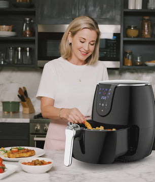 Airfryer 3.5L 1500W - 12 Programma's & Vaatwasserbestendig - Compact & Krachtig