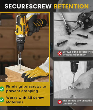 2x Schroefhouder Bit - Universeel Anti-Drop Tool voor Schroevendraaier