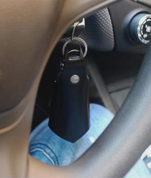 Stoere Batman Bat-vormige Leeren Sleutelhanger voor Auto, Tas & Taille - Uniseks Accessoire