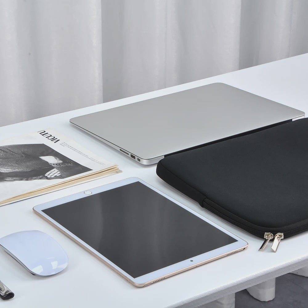 Zachte Katoenen Laptop Sleeve Tas - Beschermhoes voor 11" t/m 15.6" Laptops & Macbooks