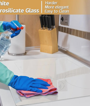 Karinear Inductie Kookplaat 59cm Wit Keramisch Glas - 4 Zones met Flex Zone