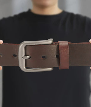 Luxe Heren Riem van Echt Leer - Stijlvolle Casual & Zakelijke Accessoire