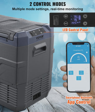 Draagbare Dubbel Zone Vriezer Koelkast met Compressor - 12/24V DC & AC