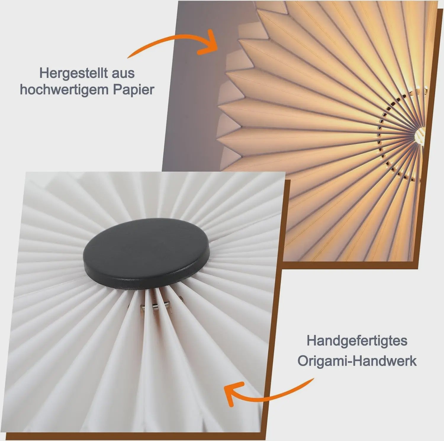 Vintage Design Tafellamp met Papieren Lampenkap - Sfeervolle Slaapkamerlamp