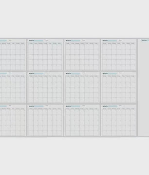 Grote Uitwisbare Jaarkalender Whiteboard Planner - 12 Maanden