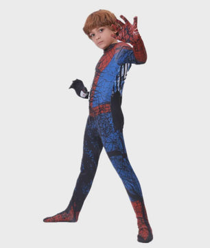 Kinder Superhero Spider-Man Onesie - Feestelijk Verkleedkostuum voor Kinderen