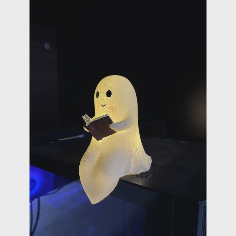 Schattige Halloween Spooklamp - Lezende Geest Decoratie - Batterijverlichting