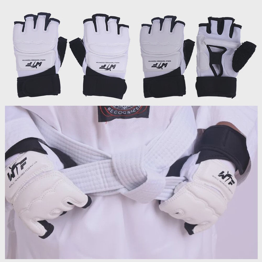 Karate & Taekwondo Handschoenen en Voetbeschermers Set - Half Vinger & Flexibel