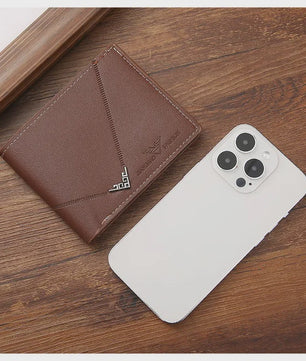 Slanke Heren Portemonnee: RFID-blokkerend, Minimalistisch Creditcardhouder & Geldclip