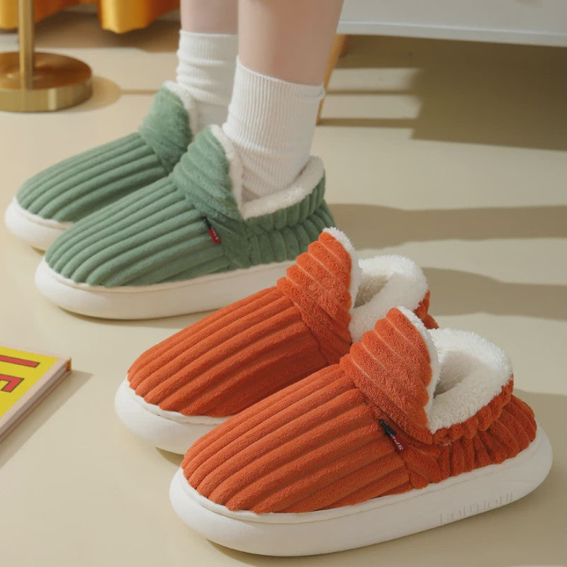 Herenslippers Winter Laarzen - Zachte Pluche & Katoen, Warm & Comfortabel voor Binnen