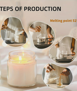 Pure Soja Wax Pellets (500g/1000g) - Ideaal voor DIY Geurkaarsen