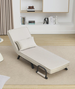 WOLTU Multifunctionele Sofa Bed: 3-in-1 Klapstoel, Gastenbed & Loungebank met Verstelbare Rugleuning