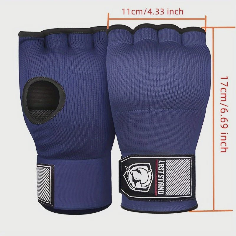 Half Vinger Bokshandschoenen met Lange Polsband - Ideaal voor MMA, Muay Thai & Training