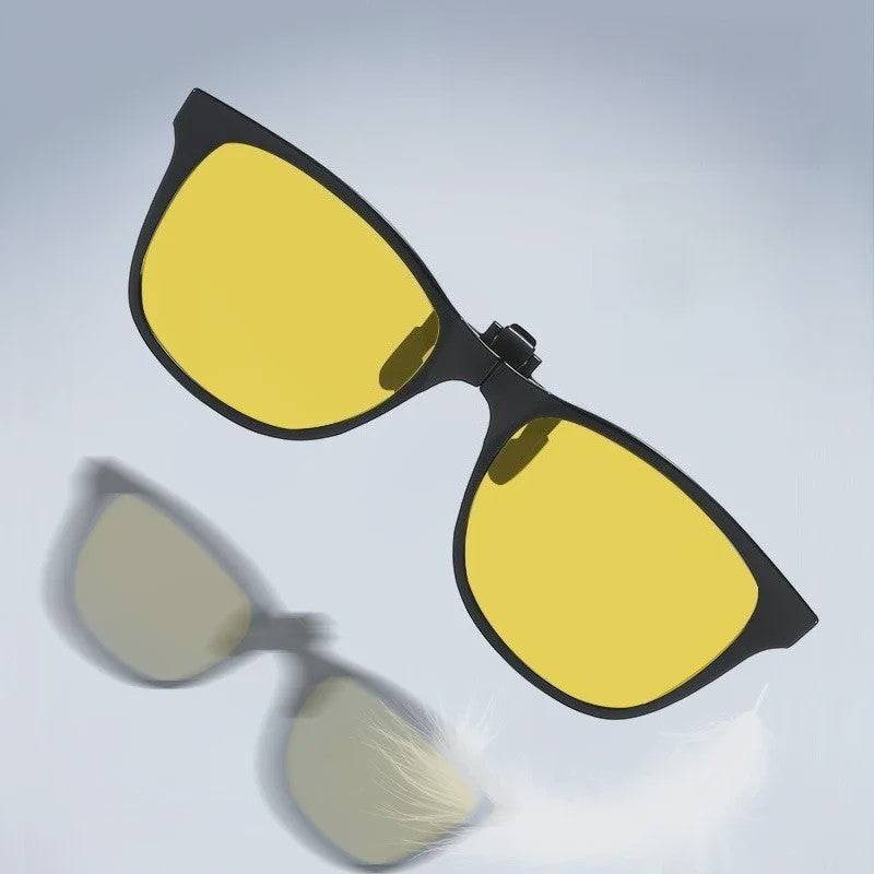 Clip-on Bril: Blauw Licht Filter & Nachtzicht voor PC, Gaming & Autorijden