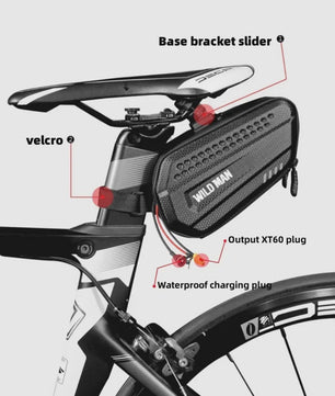 Waterproof E-bike Batterij Pack 36V/48V 10Ah/12Ah Li-ion met 2A Snellader