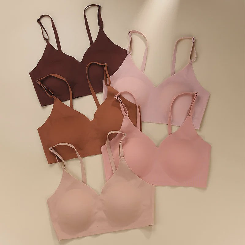 Naadloze Push-Up BH met IJszijde - Comfortabele Crop Top Stijl