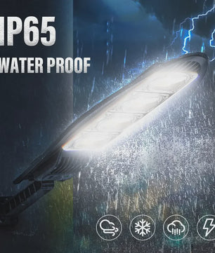 LED Solar Tuinlamp met Bewegingssensor en Afstandsbediening - Waterdicht Buitenlicht