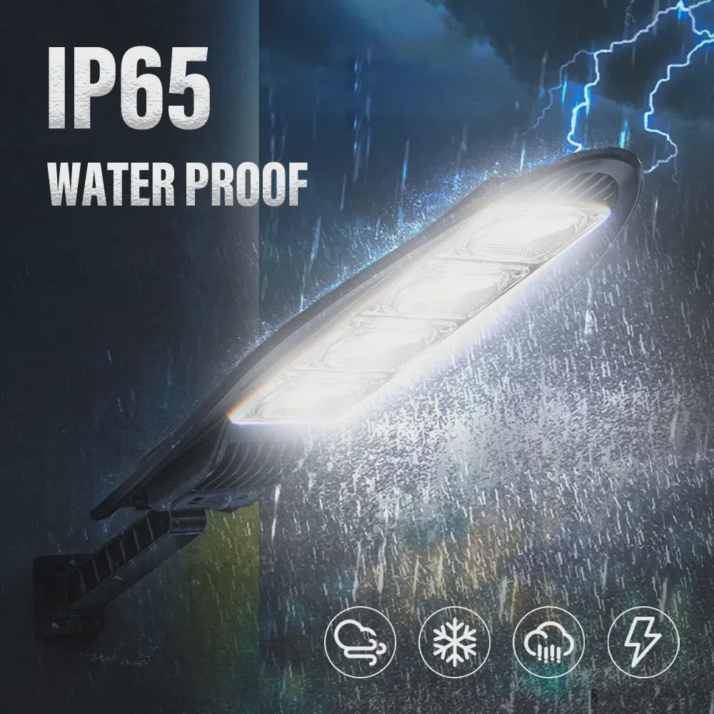 LED Solar Tuinlamp met Bewegingssensor en Afstandsbediening - Waterdicht Buitenlicht