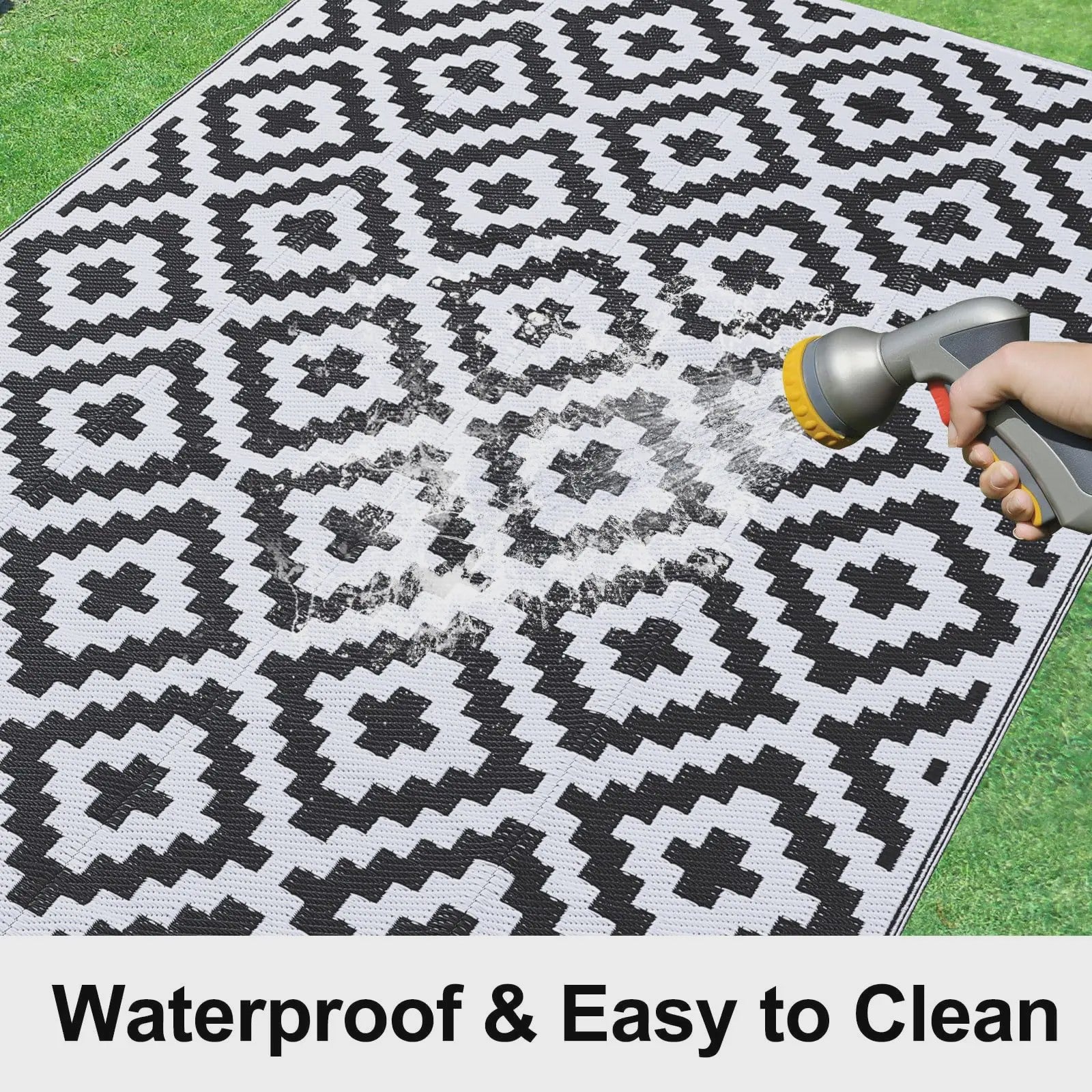Omkeerbaar Waterdicht Buitentapijt - Ideaal voor Terras, Camping & RV