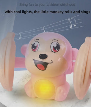 Elektrische Rollende Aap met Licht & Muziek - Interactief Educatief Speelgoed