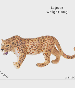 Realistische Wild Animal Speelgoed Set: Olifant, Leeuw, Cheetah, Tijger - Educatief Cadeau