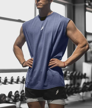 Heren Tanktop Zonder Mouwen - Sneldrogend & Ademend voor Fitness en Sport