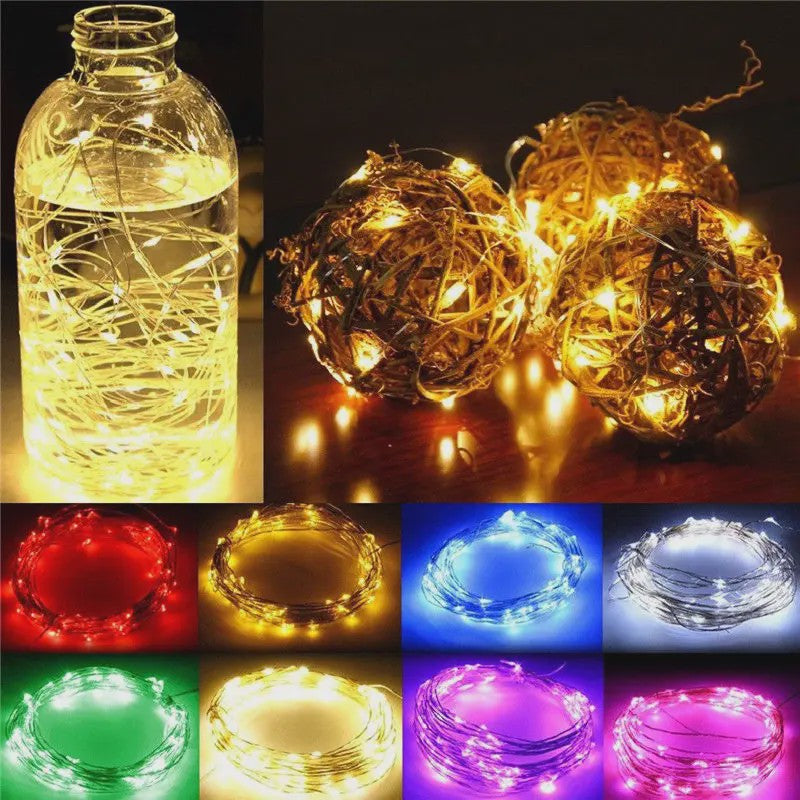 Waterproof LED Lichtketting - 1M t/m 10M - Feestelijke Decoratie voor Binnen & Buiten