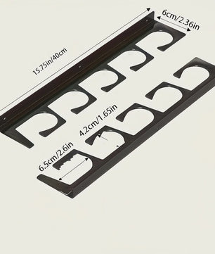 Set van 2 Vishengelhouders voor Wand- en Plafondmontage (Totaal 10 Hengels)