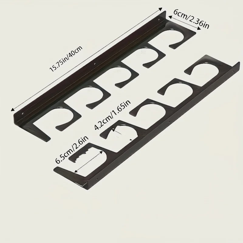 Set van 2 Vishengelhouders voor Wand- en Plafondmontage (Totaal 10 Hengels)