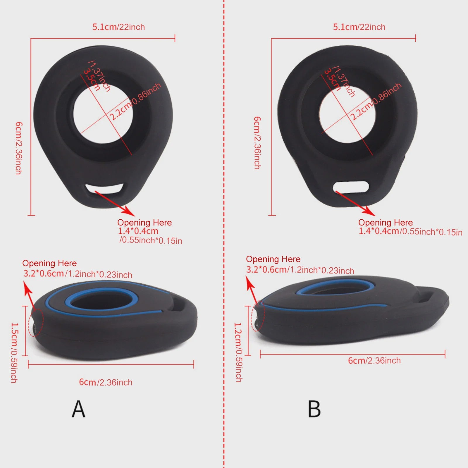 Siliconen Sleuteletui voor Harley Davidson Motorfietsen - Beschermhoes Key Cover