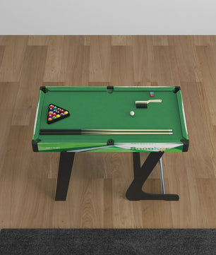 Opvouwbare Pooltafel 104cm Groen - Compleet met Accessoires