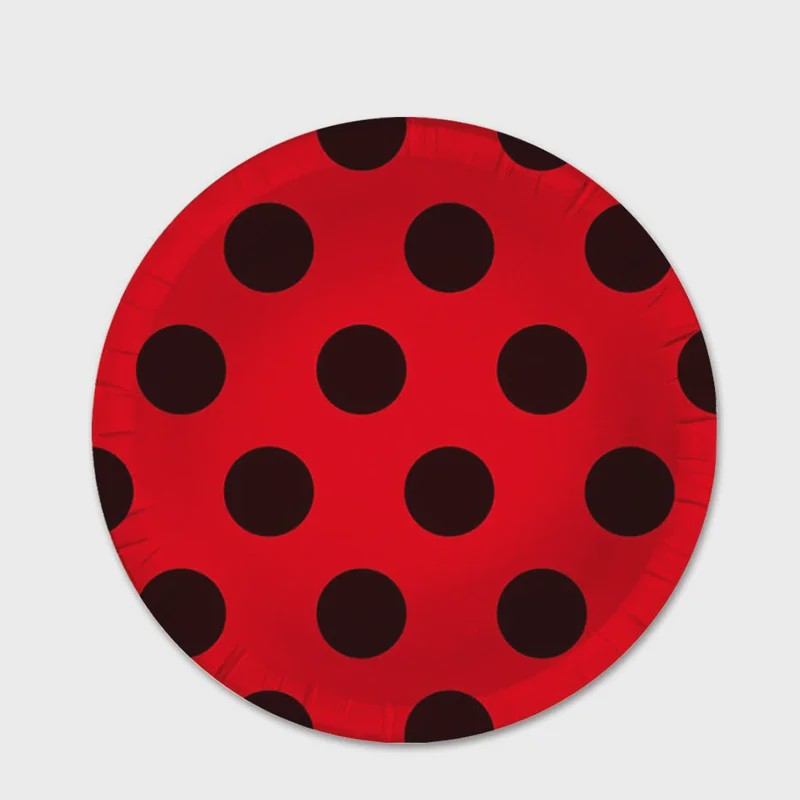 Lieveheersbeestje Feestartikelen Set - Bordjes, Bekers, Decoratie voor Kinderfeestjes
