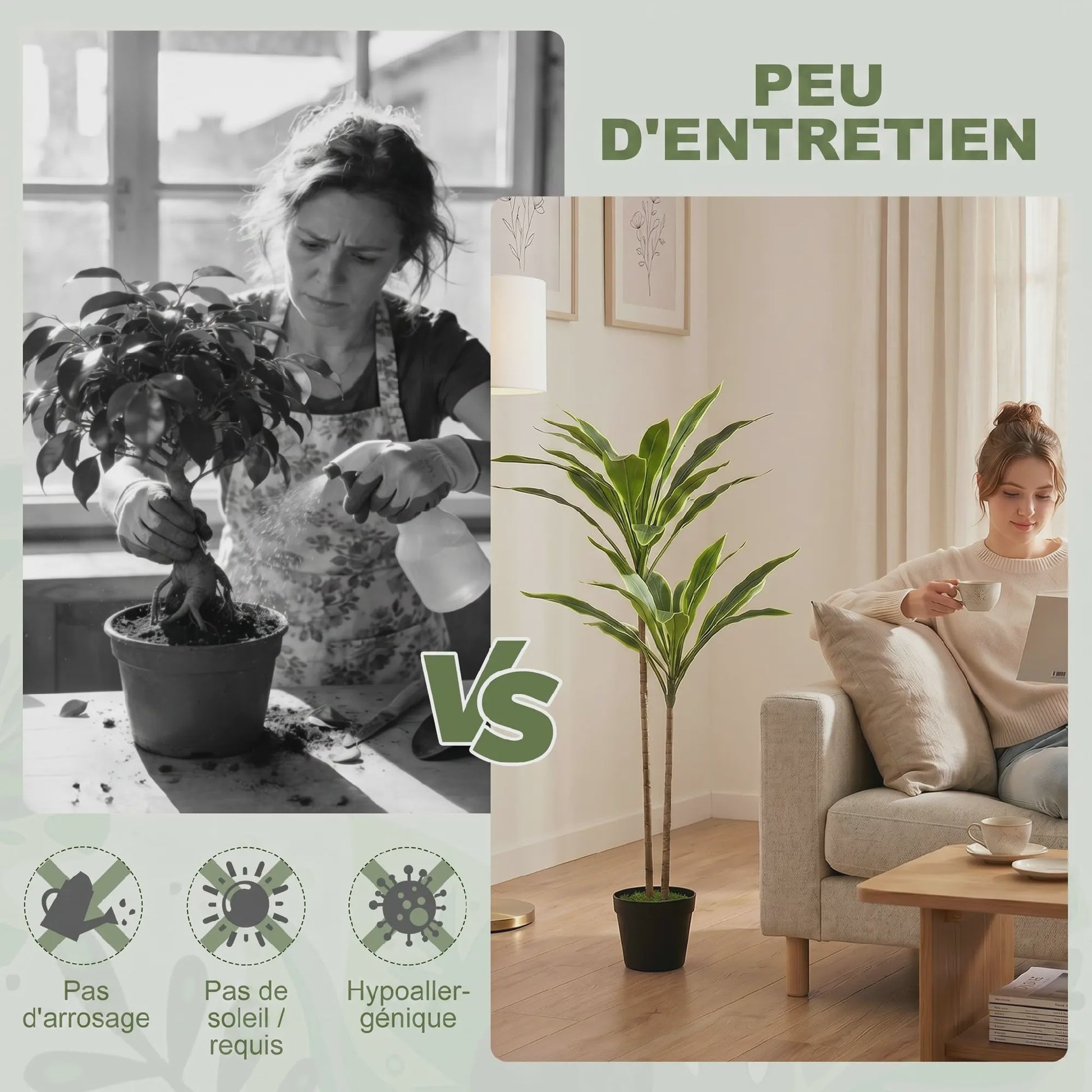 Kunstplant Cordyline Boom in Pot - 90 cm - Realistische Bladeren - Binnen & Buiten
