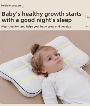 Baby Hoofdkussen met Neksteun - Ergonomisch en Ademend voor Kinderen (1-16 Jaar)