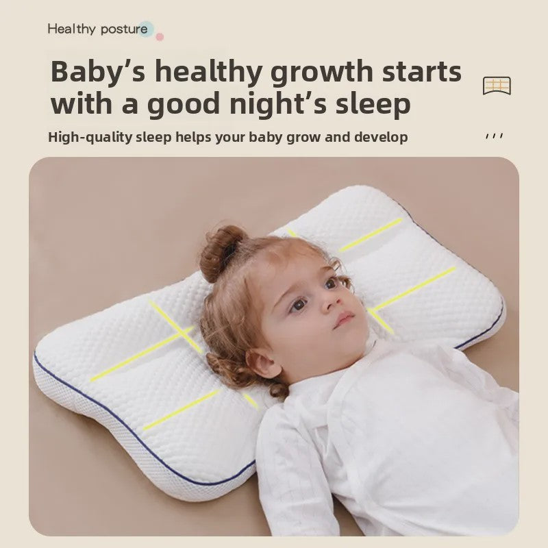 Baby Hoofdkussen met Neksteun - Ergonomisch en Ademend voor Kinderen (1-16 Jaar)