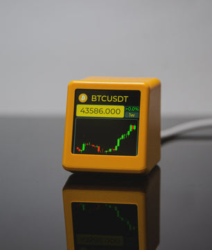 GeekMagic PRO Crypto & Stock Tracker: Real-time Prijzen, Tijd & Weer Display