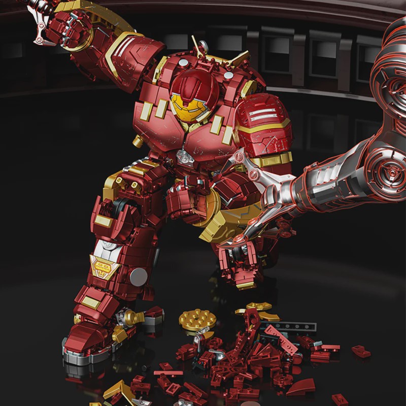 Marvel Iron Man Hulkbuster Mecha Bouwstenen Set - 2600+ Stukjes - Volwassen DIY Speelgoed