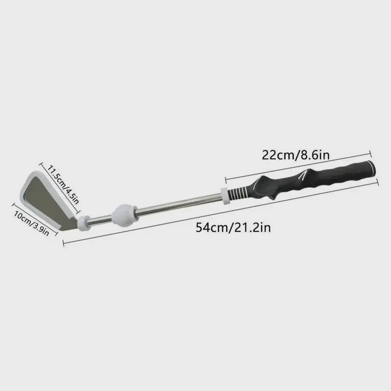Golf Swing Trainer met Ritme Geluid - Verstelbare Grip & Tempo Oefenhulp