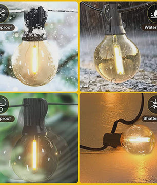 Waterdichte LED Tuinslinger Verlichting G40 - 9M tot 17M - Sfeervolle Buitenverlichting