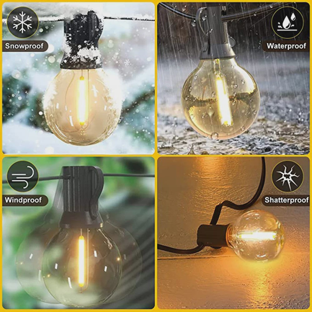 Waterdichte LED Tuinslinger Verlichting G40 - 9M tot 17M - Sfeervolle Buitenverlichting