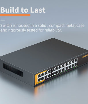KeepLiNK 24-Poorts Gigabit Unmanaged Netwerk Switch - Plug & Play