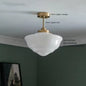 Japanse Glazen Hanglamp – Minimalistisch Nordic Design – LED E27 – Verstelbaar Snoer 200 cm – Sfeervolle Interieurverlichting