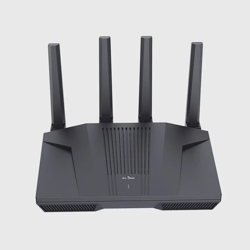 GL.iNet Flint 2 (GL-MT6000) Router: Krachtige Wi-Fi 6 AX6000 met 2.5G Ethernet en Gevorderde Beveiliging