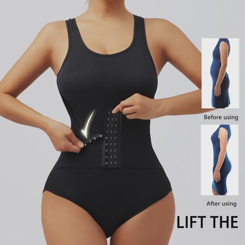Body Shaper Bodysuit met Rits & Band voor Buikcontrole - Taille Trainer