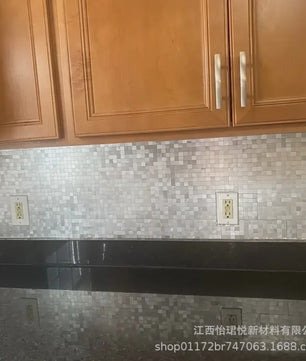 Zelfklevende Aluminium Mozaïektegels - Waterdicht & Oliebestendig - Keuken & Badkamer Backsplash