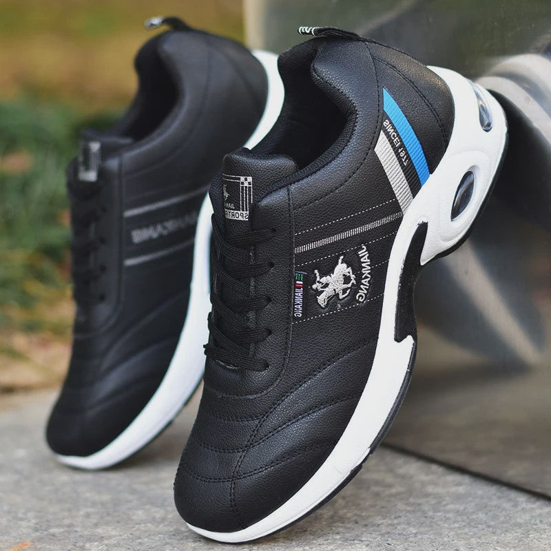 Herensneakers Leer - Casual & Sportief - Comfortabele Outdoorschoenen