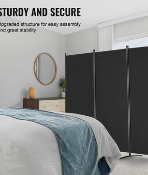 Modulair Kamerscherm 3/4/6 Panelen - Flexibele Afscheiding voor Kantoor, Slaapkamer, Hotel